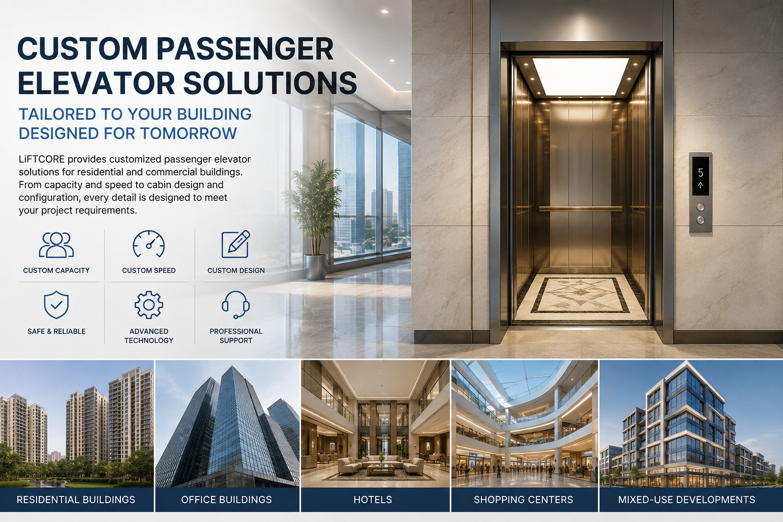 Custom Passenger Elevator